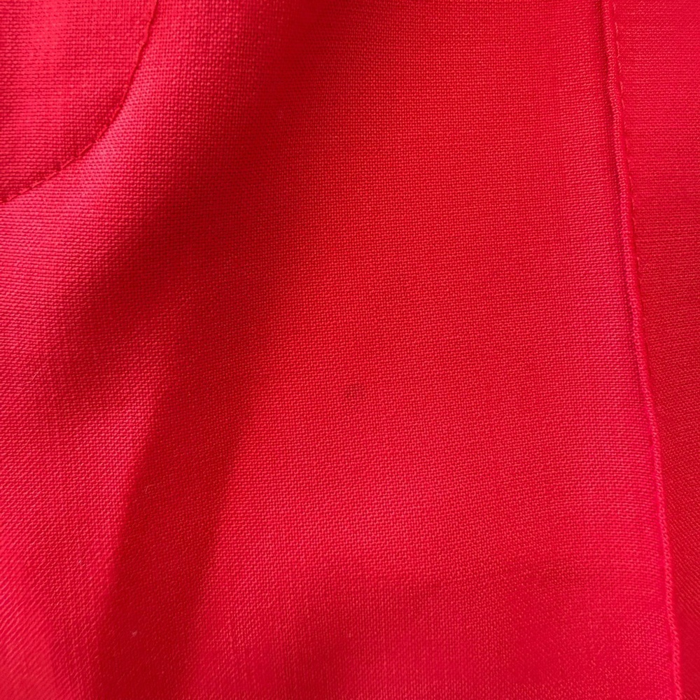 J Crew “Tollegno 1900” Red Classic Fit Straight Leg Pants Size 4 Work Career - Picture 13 of 15